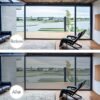 product-fancy-fd542144-4d66-4734-bae2-23aedac1095b-1 Large One-Way Privacy Window Film for Home And Office Windows. Features Electrostatic Adhesion - No Glue Required - And Provides Protection, Sunshade, And Heat Insulation. Holiday Decorations. Bonus Gifts: Spray Bottle, Measuring Tape, And Squeegee